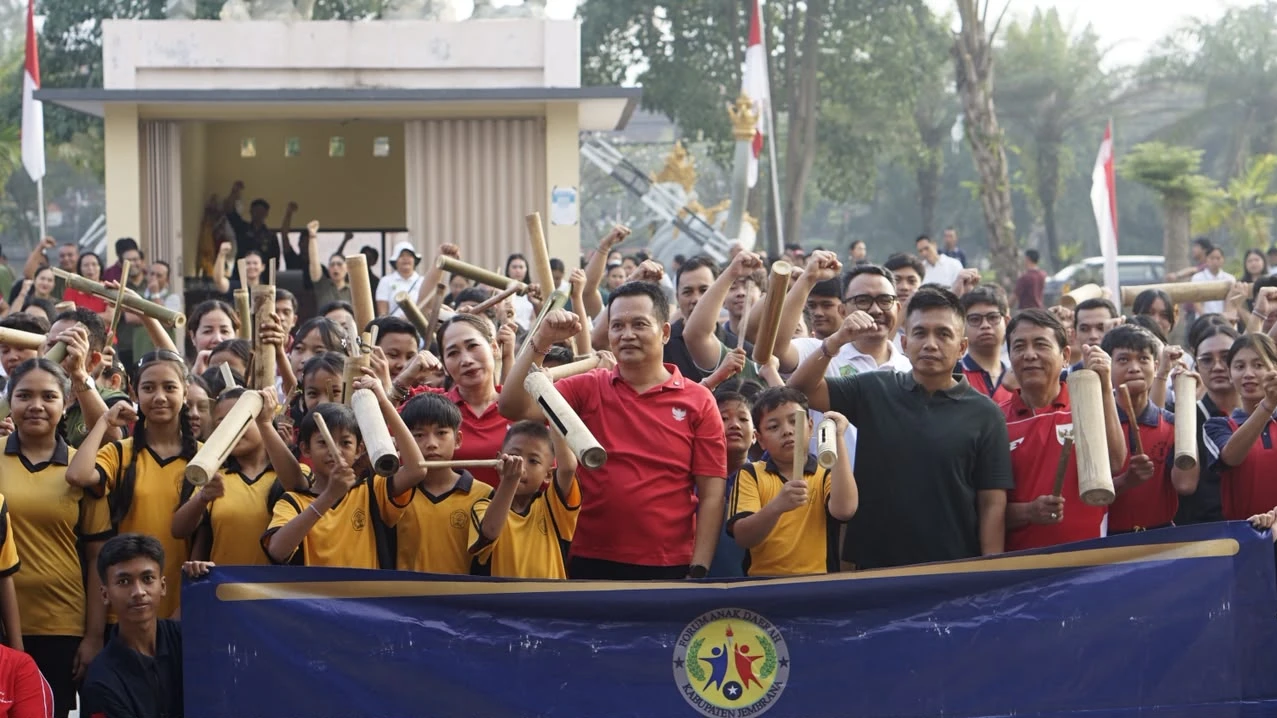 Hari Anak Nasional 2026 di Jembrana, Bupati Kembang Tegaskan Pentingnya Karakter dan Budaya di Era Teknologi