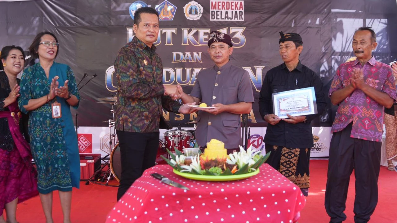 HUT SMK 5 Negara ke-13, Bupati Kembang Dorong Lahirkan SDM Pariwisata Berdaya Saing Global