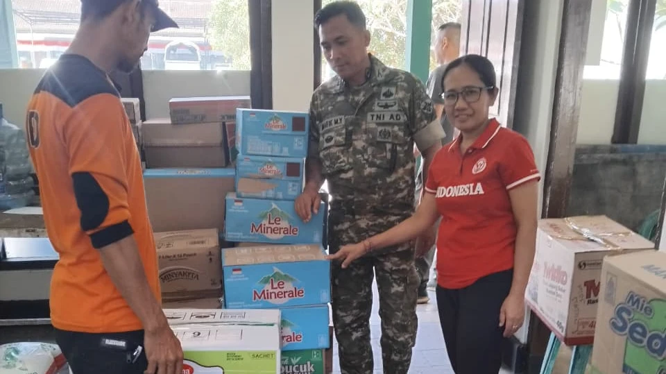 Wujud Solidaritas Sesama, Pemkab Jembrana Galang Donasi Bantuan Gempa NTT Bersama Kodim 1617/Jembrana JEMBRANA